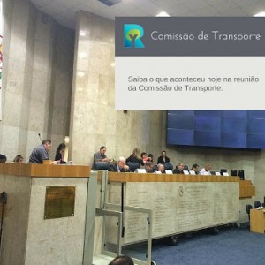 Participação na Comissão de Trânsito e Transporte da Câmara Municipal